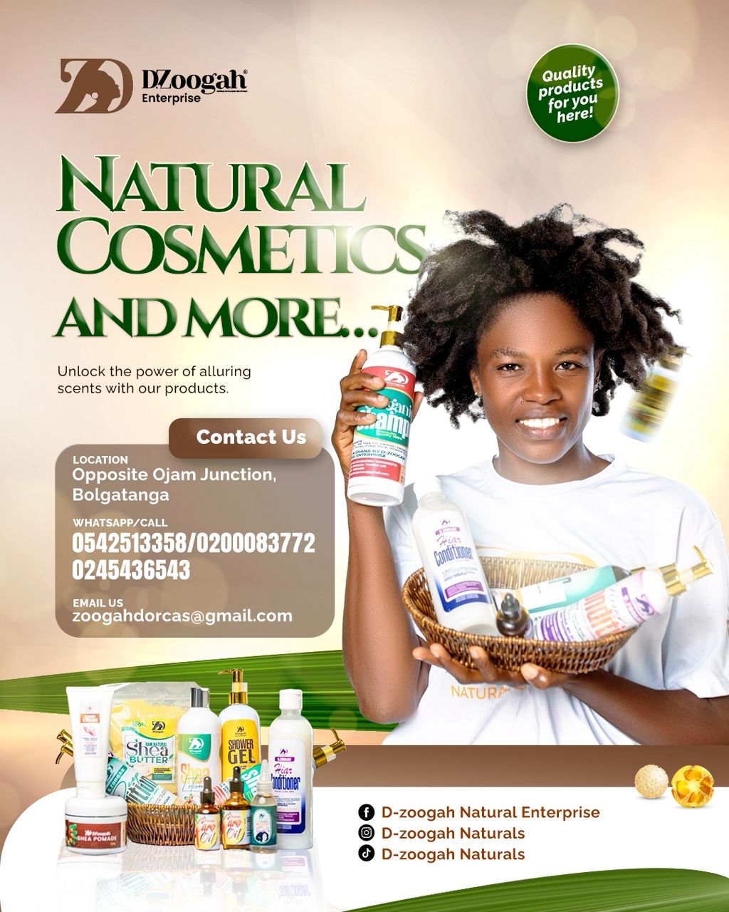 D-Zoogah cosmetics promo